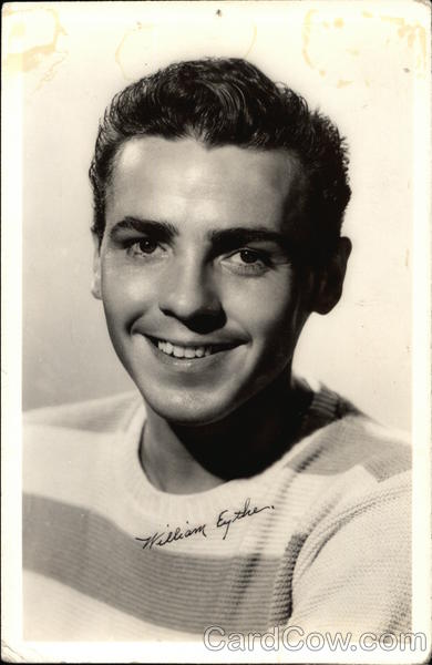 William Eythe Headshot Actors Postcard