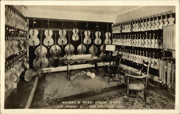 Waters & Ross - Violin Department San Francisco California