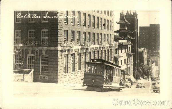 Cable Car San Francisco California
