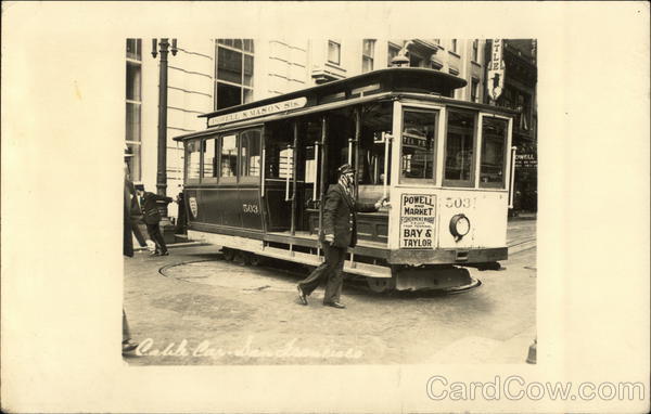 Cable Car, San Francisco, CA Trolleys & Streetcars