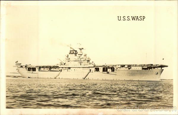 USS Wasp on the Water Navy
