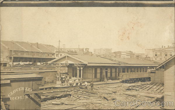 Louisville and Nashville Railroad Station Debris Mobile Alabama