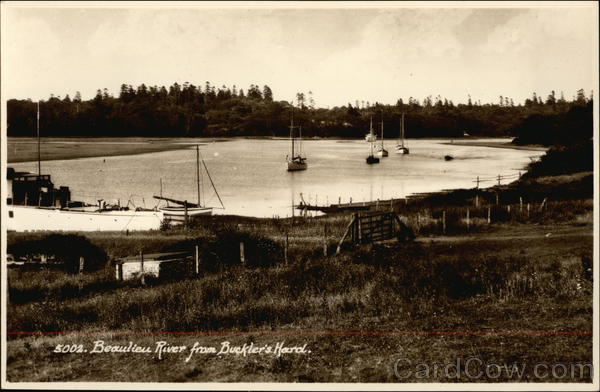 Beaulieau River from Buckler's Hard Hampshire England