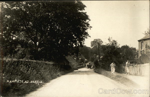 Village Scene Hampstead Norris England