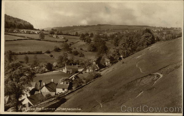 View from the Common Sheepscombe England Gloucestershire