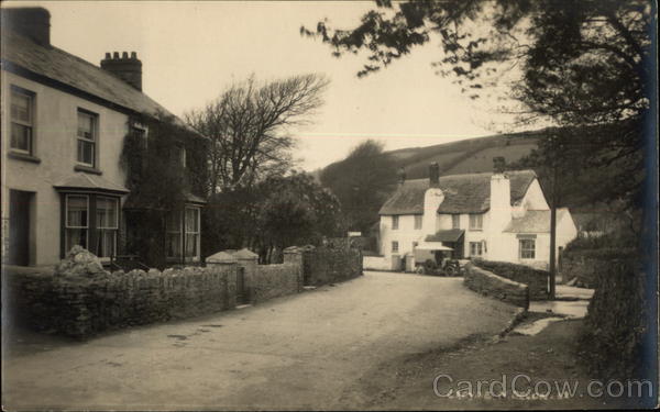 Village Scene Croyde England