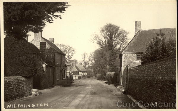 Street Scene Wilmington England Sussex