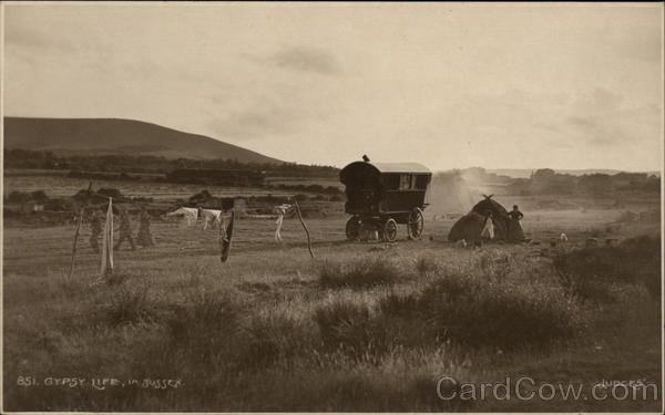 Gypsy Life in Sussex, England