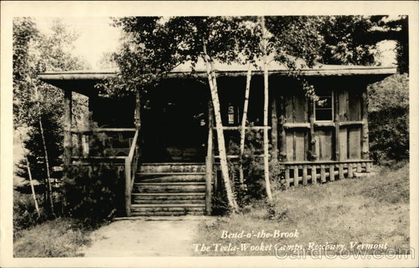 Bend-o'-the-Brook, The Teela-Wooket Camps Roxbury Vermont
