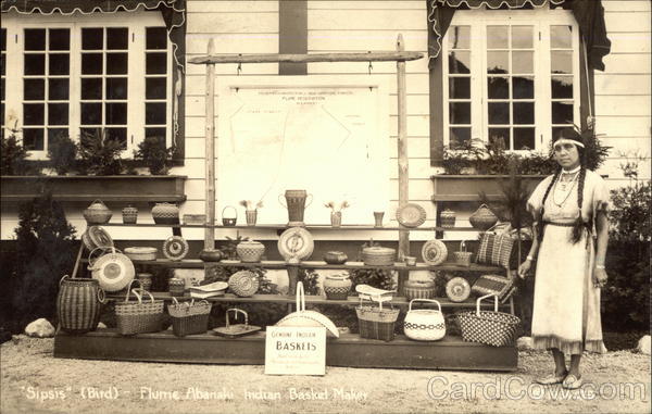 Sipsis (Bird) - Flume Abanaki - Indian Basket Maker New Hampshire