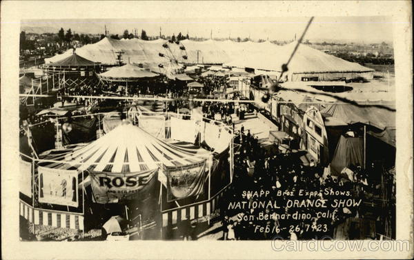 National Orange Show, Feb. 16-26, 1923 San Bernardino California