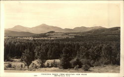 Franconia Range from Mountain View House Whitefield, NH Postcard Postcard Postcard