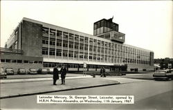 Leicester Mercury, St. George Street Postcard