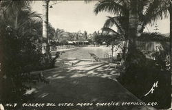Alberca del Hotel Prado America Acapulco, Mexico Postcard Postcard Postcard
