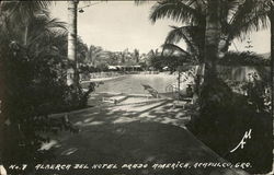 Alberca del Hotel Prado America Postcard