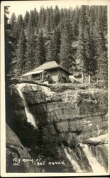 Team Room at Lake Agnes Postcard