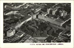 Black and White Ariel View of Concepción, Chile Black and White Ariel View of Concepción, Chile