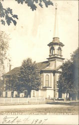 Congregational Church Mansfield, MA Postcard Postcard Postcard