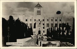 Los Angeles Public Library California Postcard Postcard Postcard