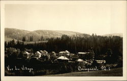 View of Village Postcard