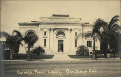 Carnegie Public Library San Diego, CA Postcard Postcard Postcard