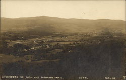 View of Stamford, Vermont from the Mohawk Trail Postcard Postcard Postcard