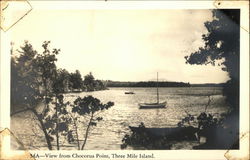 View from Chocorua Point, Three Mile Island Postcard