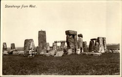 Stonehenge from the West Postcard