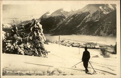 Celorina mit Piz Albis Postcard