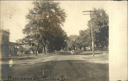 Washington Street Rockton, IL Postcard Postcard Postcard