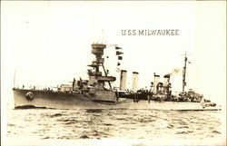 USS Milwaukee Postcard