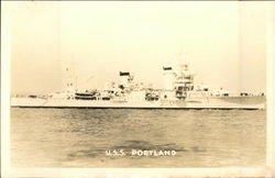 U.S.S. Portland Navy Postcard Postcard Postcard