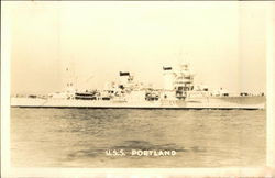 USS Portland Postcard