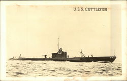 U.S.S. Cuttlefish Navy Postcard Postcard Postcard