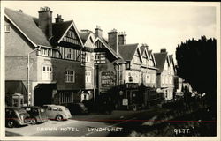 Crown Hotel Lyndhurst, England Hampshire Postcard Postcard Postcard