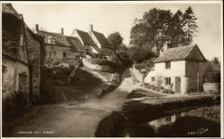 Awkward Hill Bibury, England Gloucestershire Postcard Postcard Postcard
