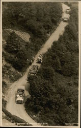 The Steep Gradient of Porlock Hill Somerset, England Postcard Postcard Postcard