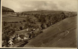 View from the Common Sheepscombe, England Gloucestershire Postcard Postcard Postcard