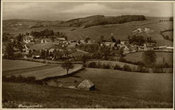 View over Village Postcard
