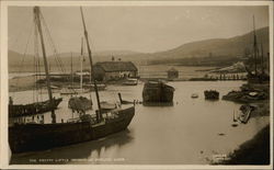 Pretty Little Harbor At Porlock Weir Postcard
