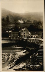 Porlock Weir Steps Postcard