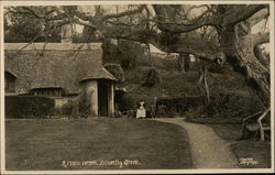 Rustic Cottage Postcard