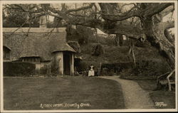 Rustic Cottage Selworthy Green, England Postcard Postcard Postcard