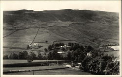 Burnsall Bridge and Fell England Yorkshire Postcard Postcard Postcard