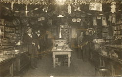 People Inside a Store Selling Goods Business & Office Postcard Postcard Postcard