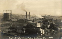 Group of Mills and Power Plants Postcard
