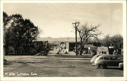 Street View of Business Section Littleton, CO Postcard Postcard Postcard