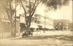 Main St. with Auto Postcard