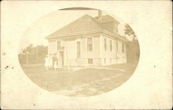 Women and Children in front of a House in NH Alstead, NH Postcard Postcard Postcard