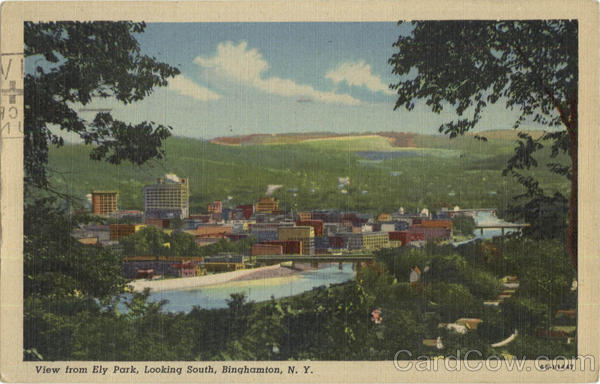 View From Ely Park Looking South Binghamton New York